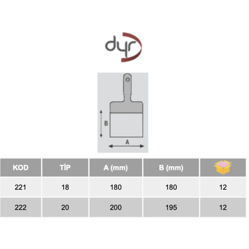 DYR-Macun Küreği-Plastik Sap