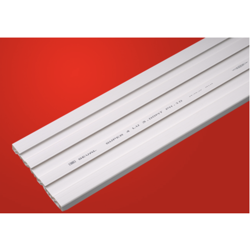 PVC Düz Perde Rayı Süper 4'lü